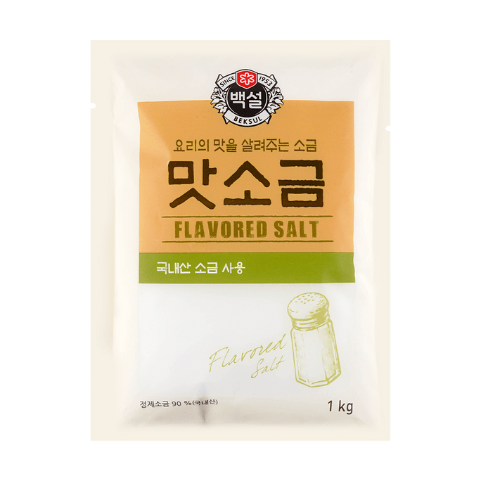韓國CJ希傑 食用鹽 炒菜拌菜調味料 1kg