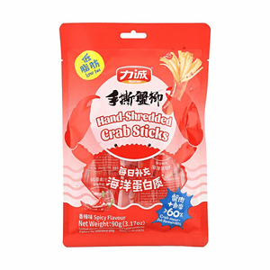 手撕蟹柳香辣味 3.17oz 【低脂】【海洋蛋白】
