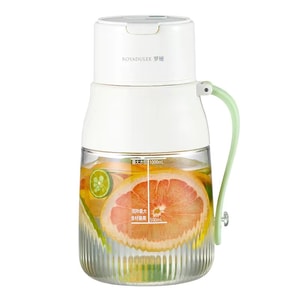 Juice Extractor Portable Juice Bucket Small Electric Fry Juicer Juice Extractor Cup Ton Ton Bucket Cherry Blossom White