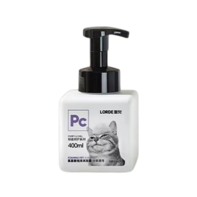 [중국 직배송] 리도우 고양이 아미노산 샴푸 400ml - 순한 세정, 부드럽고 매끄러운 머릿결, 저자극성으로 모든 피부 타입에 안전