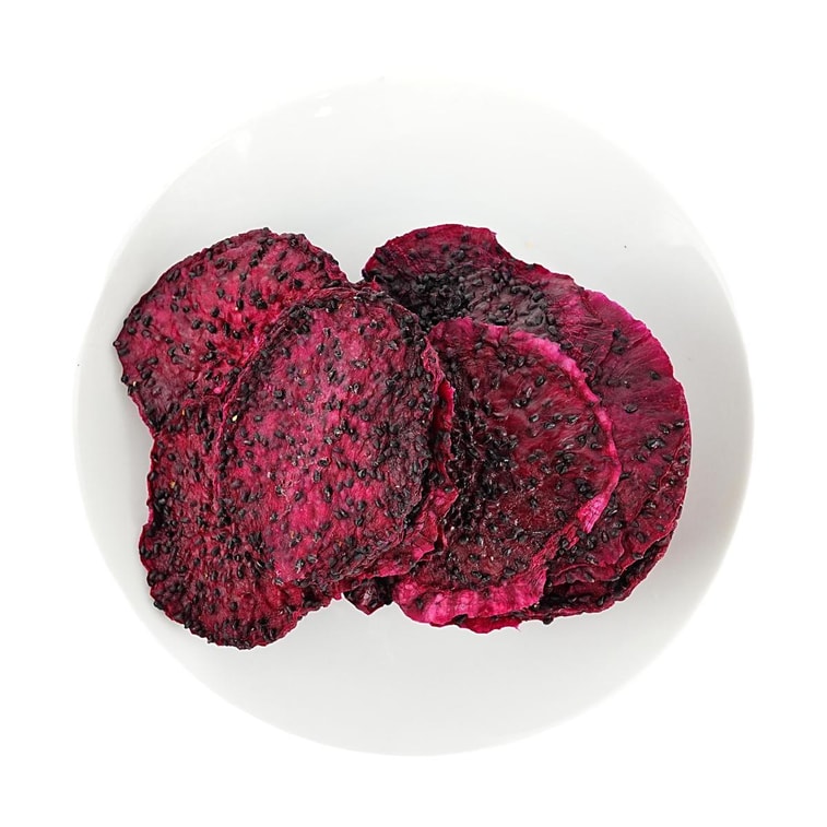 Dried Red Dragon Fruit Slices, 4.41 oz【No Additives】【Rich In Dietary Fiber】 5