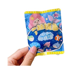 【中国直邮】 FOXTAIL 小小水族馆冰箱贴盲袋 海洋动物 毛绒摆件 可爱洞洞板装饰磁力贴 随机1袋*|