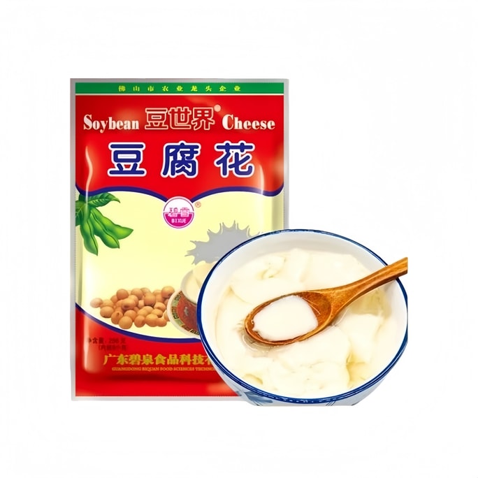 Dou World Instant Sweet Tofu Pudding 196g*1 Pack [Nutritious Breakfast Meal Replacement Individual Small Packaging]