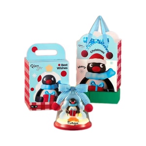 Pingu Wishing Bell Ddecoration Light Charging Nightlight Dormitory Birthday Gift Valentine's Day Gift - Gift Bag 1 Pc