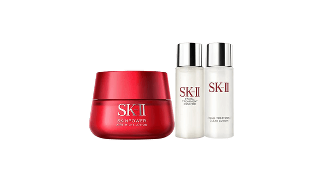 SK-II||大红瓶赋能焕彩精华霜套装||轻盈型1套- 亚米