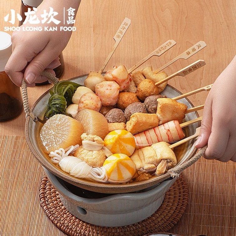 [중국 직배송] 샤오롱칸 오뎅 조미료, 50g 1봉, 무지방, 무방부제, 간편한 국물 베이스, 일본식 스키야키 전골 베이스. 6