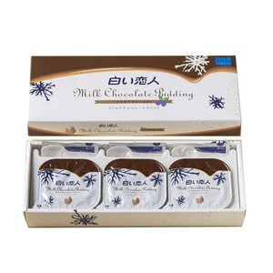 Ishiya Confectionery White lover milk chocolate pudding [3 pieces]