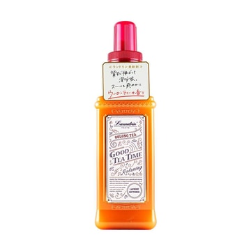 日本LAUNDRIN' 衣物柔顺剂 香氛护理液蓬松柔软防静电 乌龙茶 600ml