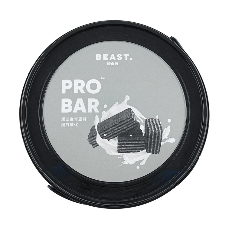 バレルパックド プロテインウエハースバー 高繊維 食事代替クッキー 黒ごまチアシード風味 14本入り【タンパク質3.9g】 9