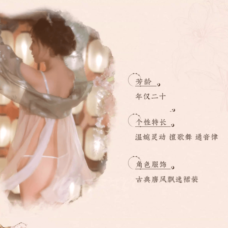 Lingerie Set - Yuhuan One Size (80-120 lbs) Traditional Hanfu Style Teasing & Sensual Nightwear Passionate Cosplay No-Undressing Required Alluring Ensemble 1 Set [Separate Ruqun Skirt + Robe + Thong] 4