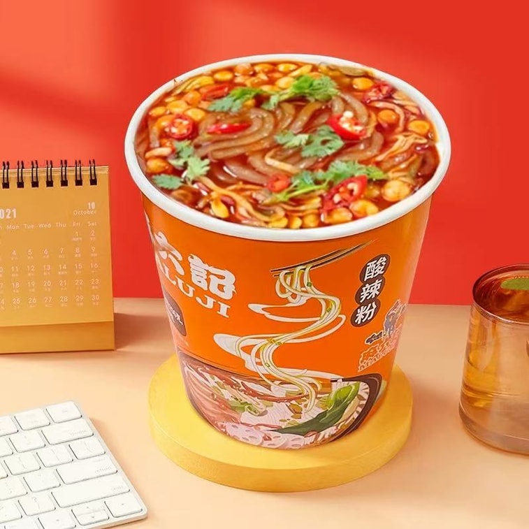 [중국 직송] 마리우지 매콤새콤 쌀국수 (사천식 고구마 국수) 인스턴트 스낵, 야식, 쌀국수, 아침 식사, 256g 4