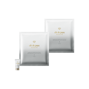 日本CLE DE PEAU BEAUTE CPB肌肤之钥光透白密集奢护面膜套装 滋润奢养 美白抗老 含去角质洁面霜 6组入