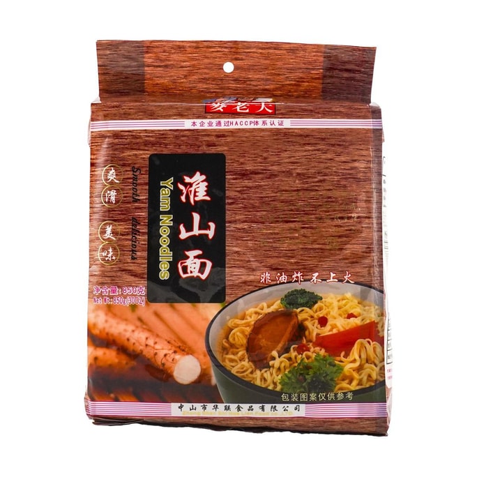 麦老大 淮山面 非油炸方便面饼 850g