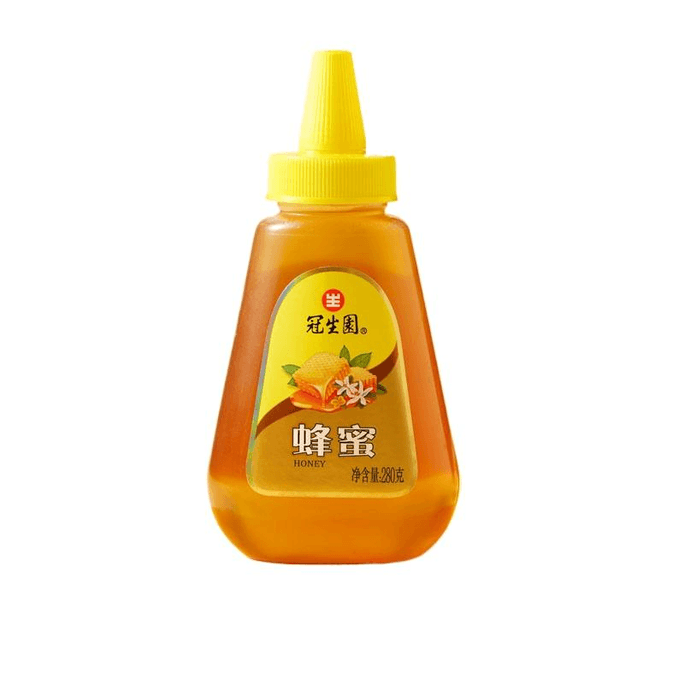 【中国直邮】冠生园中华老字号蜂蜜便携尖嘴挤压瓶蜂蜜小瓶280g*1瓶