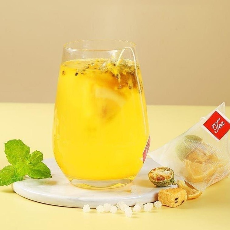 Grams of kumquat lemon passion fruit tea 250 Grams of,25 packs of popular fruit tea, cold brewed tea, freeze-dried lime rock sugar, passion fruit, kumquat tea, health tea soup 4