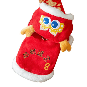 【中国直送】ヒッピードッグ ラッキーチャームTシャツ サイズS（3-5ポンド）、37×25cm×1枚