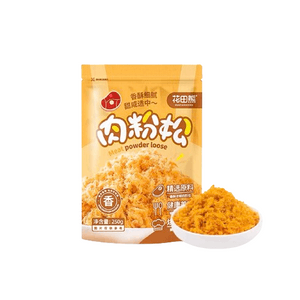 [중국 직배송] 화톈슝 바삭한 돼지고기 가루, 대용량, 초밥, 주먹밥, 돼지고기 떡, 스낵류에 적합, 250g/봉지