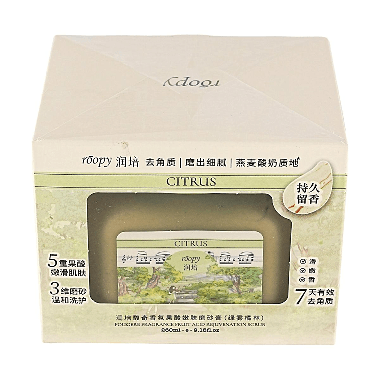 푸제르 향 AHA 바디 스크럽, 부드러운 피부결을 위한 순한 각질 제거 스크럽 (255g) 4