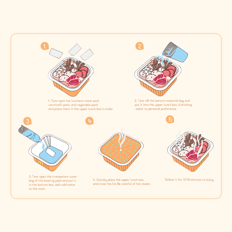 海底捞 自热小火锅 番茄午餐肉植物肉自热锅 390g【素食火锅新体验】 4