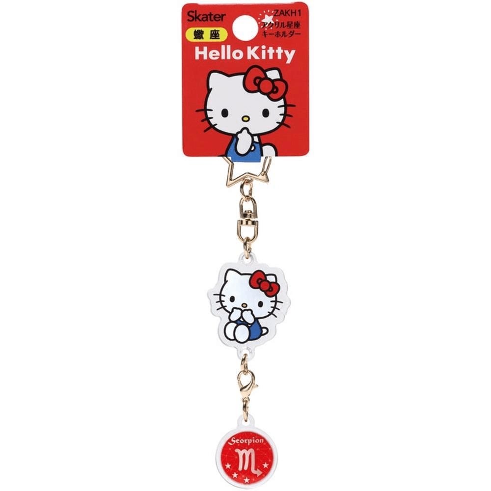 バ*ー様 Hello Kitty 星座ストラップ 12種セット W19 SKATER 12星座钥匙扣天蝎座Hello Kitty 36g - 亚米