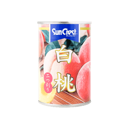 日本SUNCREST 水果罐头 白桃口味 425g 【0脂低卡】