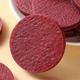  卡小轻 年货必备夹心山楂片 蓝莓桑葚味  100g 【入口软糯 细腻酸甜】【鲜果打浆 原汁原味】