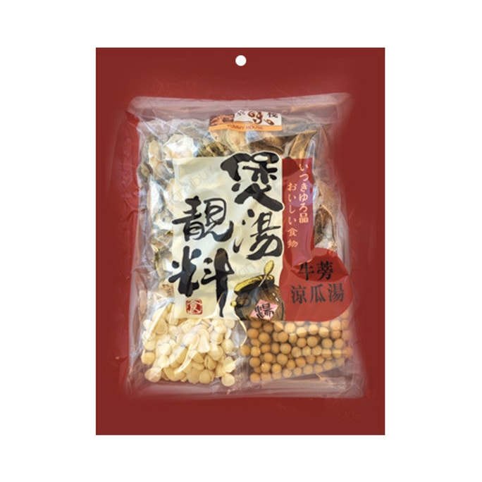 香港美味棧 煲湯靚料 牛蒡涼瓜湯料 110g