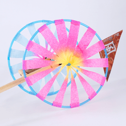 自然造物 新国玩 老北京特色风车 趣味益智传统DIY玩具套装
