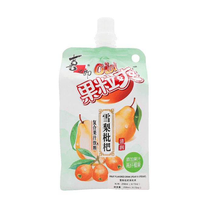 喜之郎 CICI 冰糖雪梨果粒爽果冻饮料 258ml