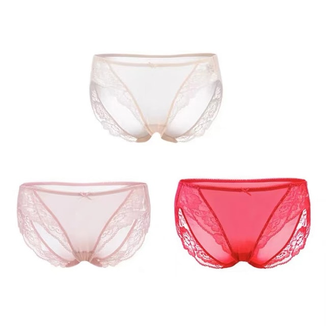 Real Silk No Underwire Sexy Deep V Confortable Soft Cotton Cup Lace Bra  NZFBC312# Grapefruit Pink 70B - Yamibuy.com