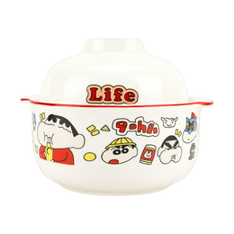 Crayon Shin-chan Noodle Bowl with Lid 650ml+450ml
