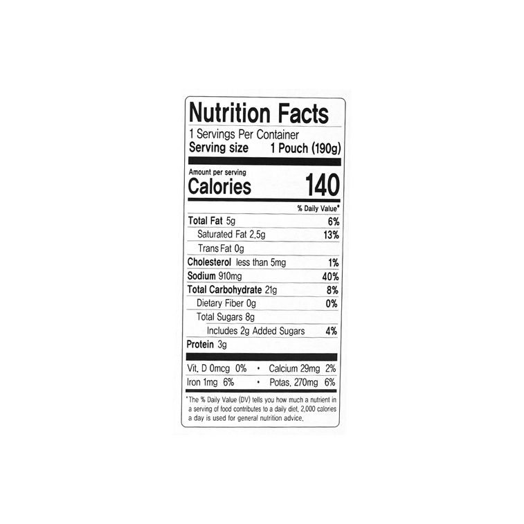 韩国OTTOGI / OTOKI不倒翁 三分钟快手咖喱酱 中辣 190g 4