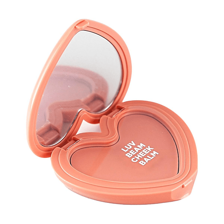 Luv Beam Cheek Balm 11 Cozy Peach Beige 【Hydrating and Seamless】【Natural Translucent Glow】 5