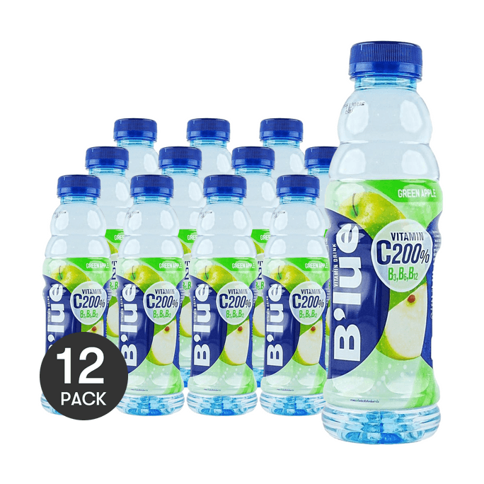 Vitamin Drink Green Apple Flavor 16.91 fl oz*12【12 Packs】