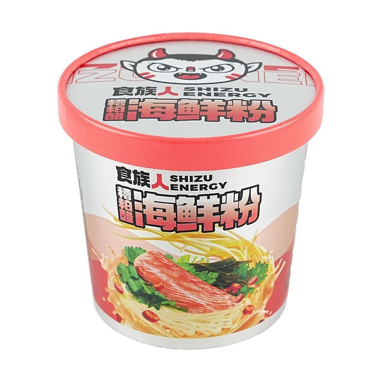 食族人 糟粕醋海鮮粉 沖泡免煮米粉米線 190g *5【5份超值裝】【鮮香酸辣醇天然 解膩海南味】 11
