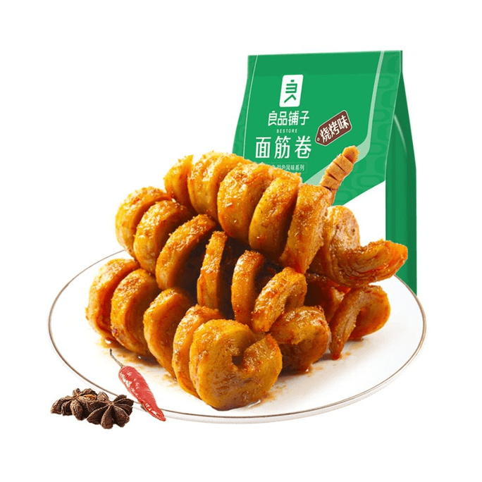 【中國直郵】 良品鋪子 麵筋捲燒烤口味120g/袋
