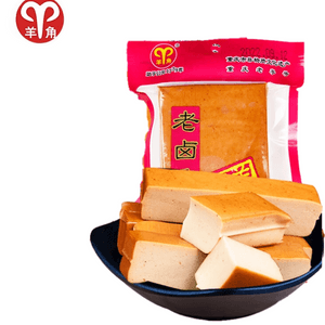 Goat Horn Dried Tofu / Spiced Dried Tofu (Old Braised Flavor) 150g