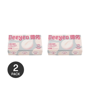 【Pack of 2】Creamy Soft Facial Tissue A Version 120 Sheets
