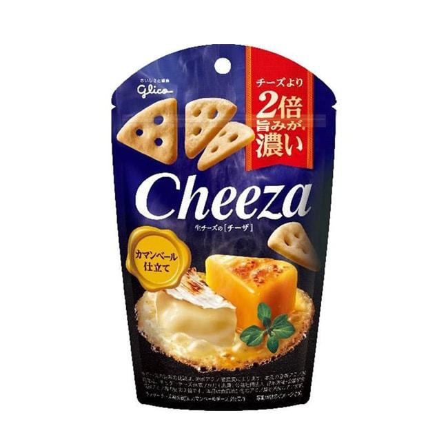 【日本直邮】GLICO格力高 Cheeza特浓芝士奶酪角薄脆起司饼干 卡门贝尔奶酪味 40g