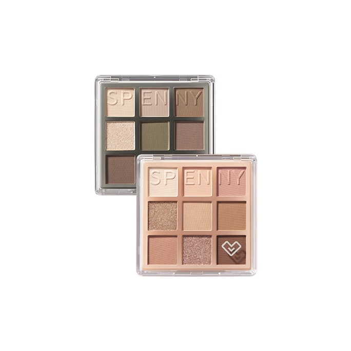 Eyeshadow Palette 9-Color Low Saturation 1Piece