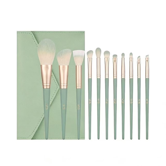 1 Set High-Value Makeup Brushes Premium Soft Synthetic Hair, Dot Brush & Eyeshadow Brushes, Authentic