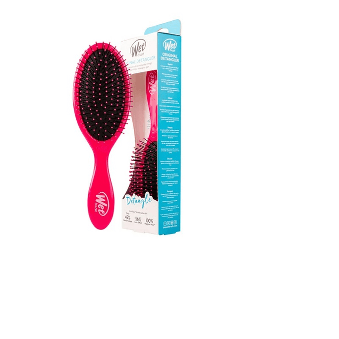 日本WetBrushオリジナルピンクヘアブラシ