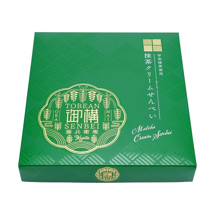 SEKI SEIKA Matcha Cream Senbei Cookie Gift Box 12pcs 6.33 oz