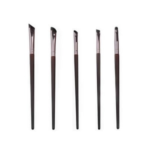 Wool Blend Eyeliner and Eyebrow Brush  Set 5pc