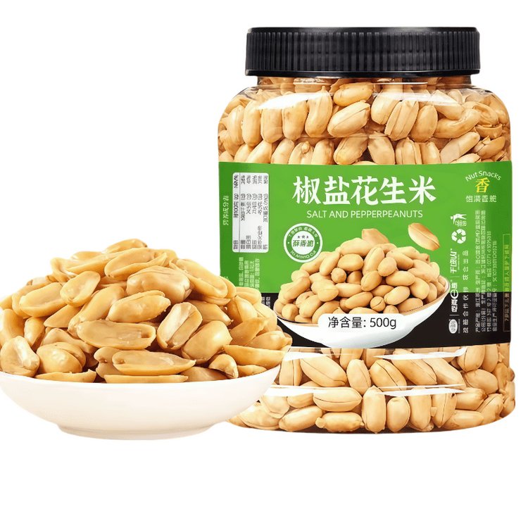 中国直送】池上益生 塩胡椒ピーナッツ 500g - Yami