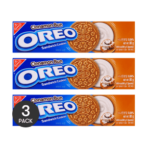 Cinnamon Bun Oreos - Sandwich Cookies, 2.82 oz *3【3 Packs】