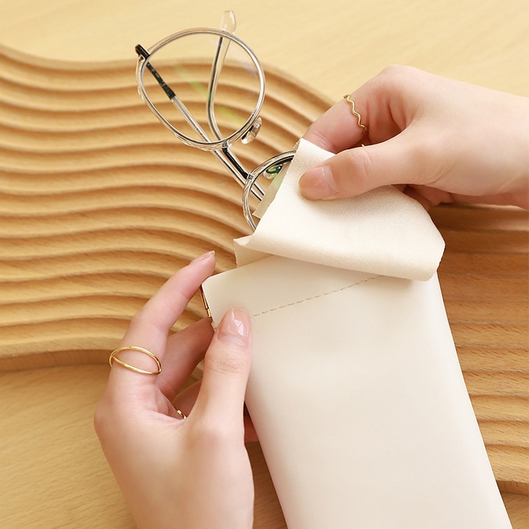 Women's Sunglasses Eyeglasses Bag Sunglasses Organizer Caramel Color 3