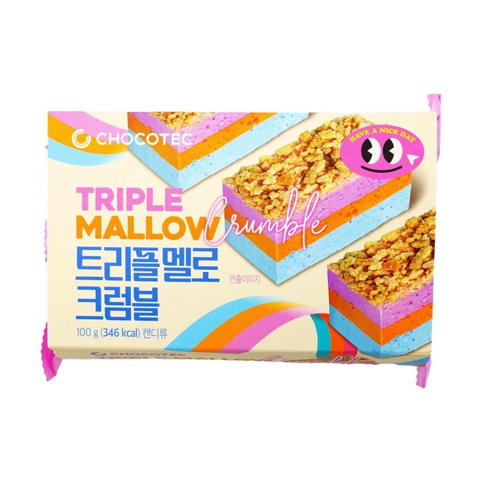 Triple Mallow Crumble,3.53oz【GS25 Popular Products】