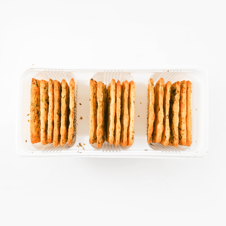 台湾中祥 自然の颜 紫菜苏打饼干 120g 12