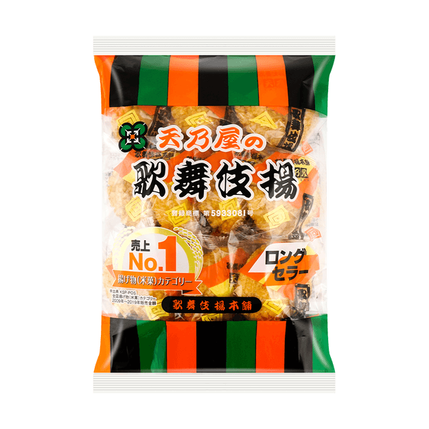 商品详情 - 日本AMANOYA天乃屋 歌舞伎扬日式米饼 132g - image 0